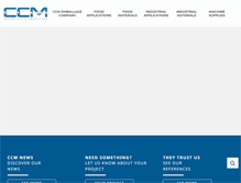 Tablet Screenshot of ccm-emballage.com